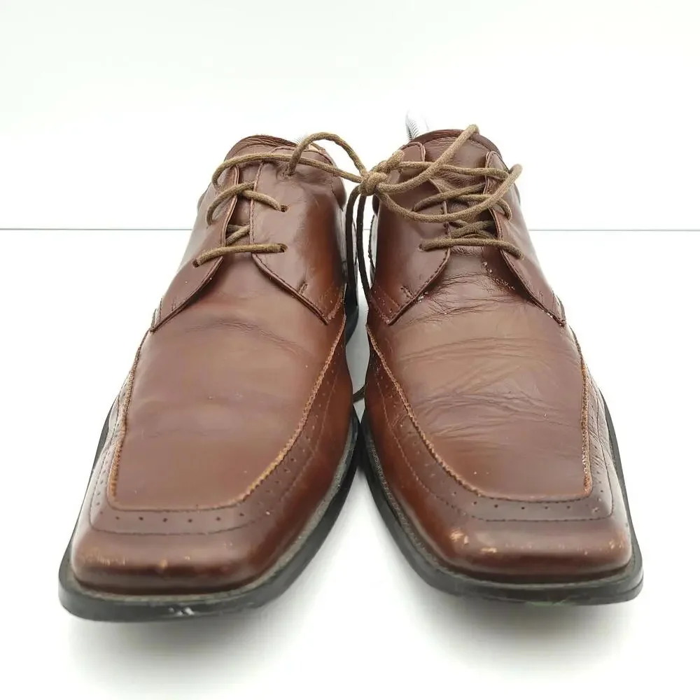 Steve Madden Oxford Shoes Mens Size 10.5 Kanon Brown‎ Leather Lace Up